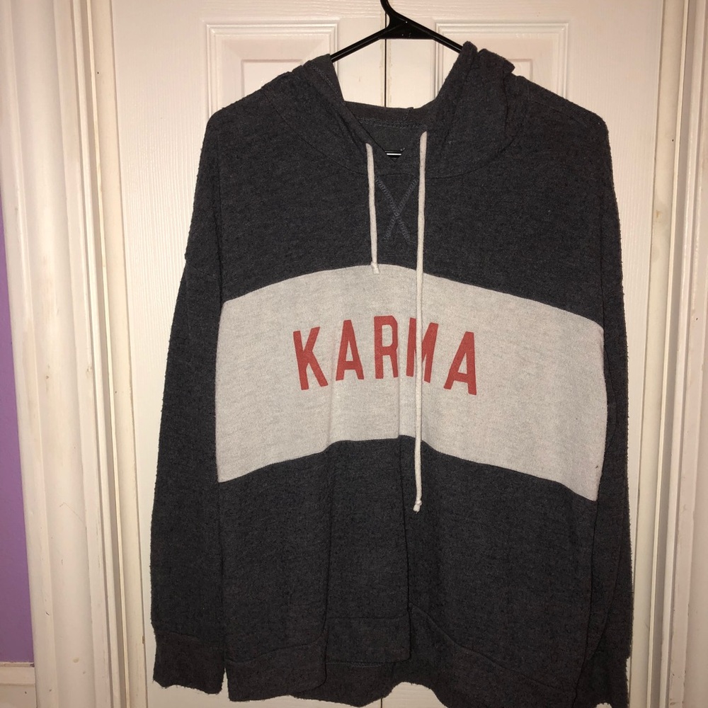 “Karma” light weight hoodie